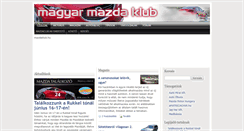 Desktop Screenshot of mazdaklub.hu
