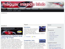 Tablet Screenshot of mazdaklub.hu